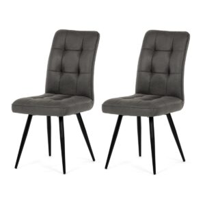Súprava jedálenských stoličiek Vintage DCL-D1250 GREY3, 2 ks