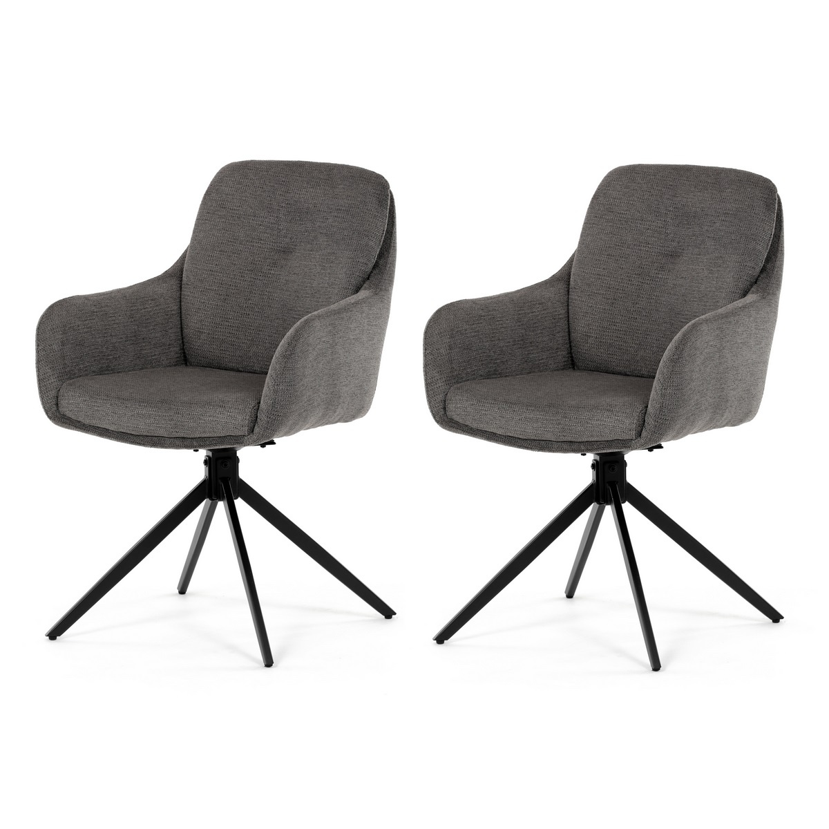Súprava jedálenských stoličiek s vratným mechanizmom DCH-P3174 GREY2, 2 ks