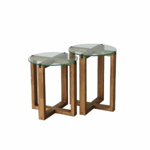 Súprava odkladacích stolíkov Amalfi Walnut, 2 ks