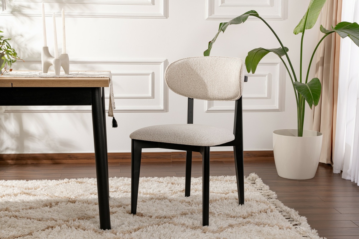 Súrpava jedálenských stoličiek Lionte White and Black, 2 ks – Obrázok 5