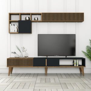 Televízna stena Milen Walnut and Anthracite