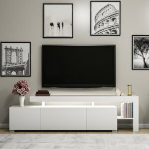Televízny stolík Beliz White