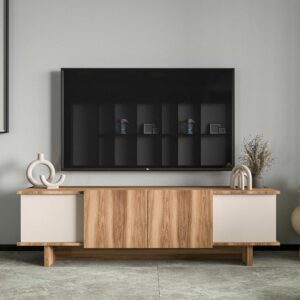Televízny stolík Diana Beige and Walnut