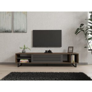 Televízny stolík Eray Walnut and Anthracite