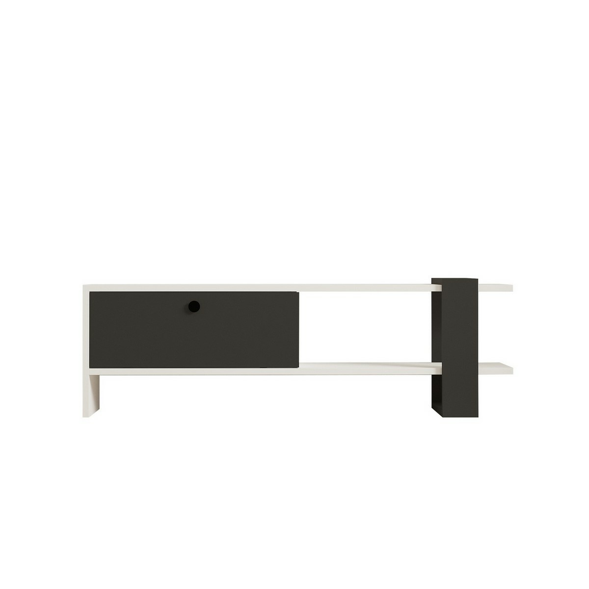 Televízny stolík Funda Anthracite and White – Obrázok 4