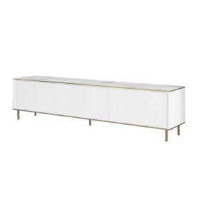 Televízny stolík Imaj White Marble and Gold