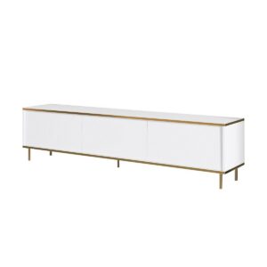 Televízny stolík Imaj White and Gold