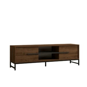 Televízny stolík Mono Walnut and Black