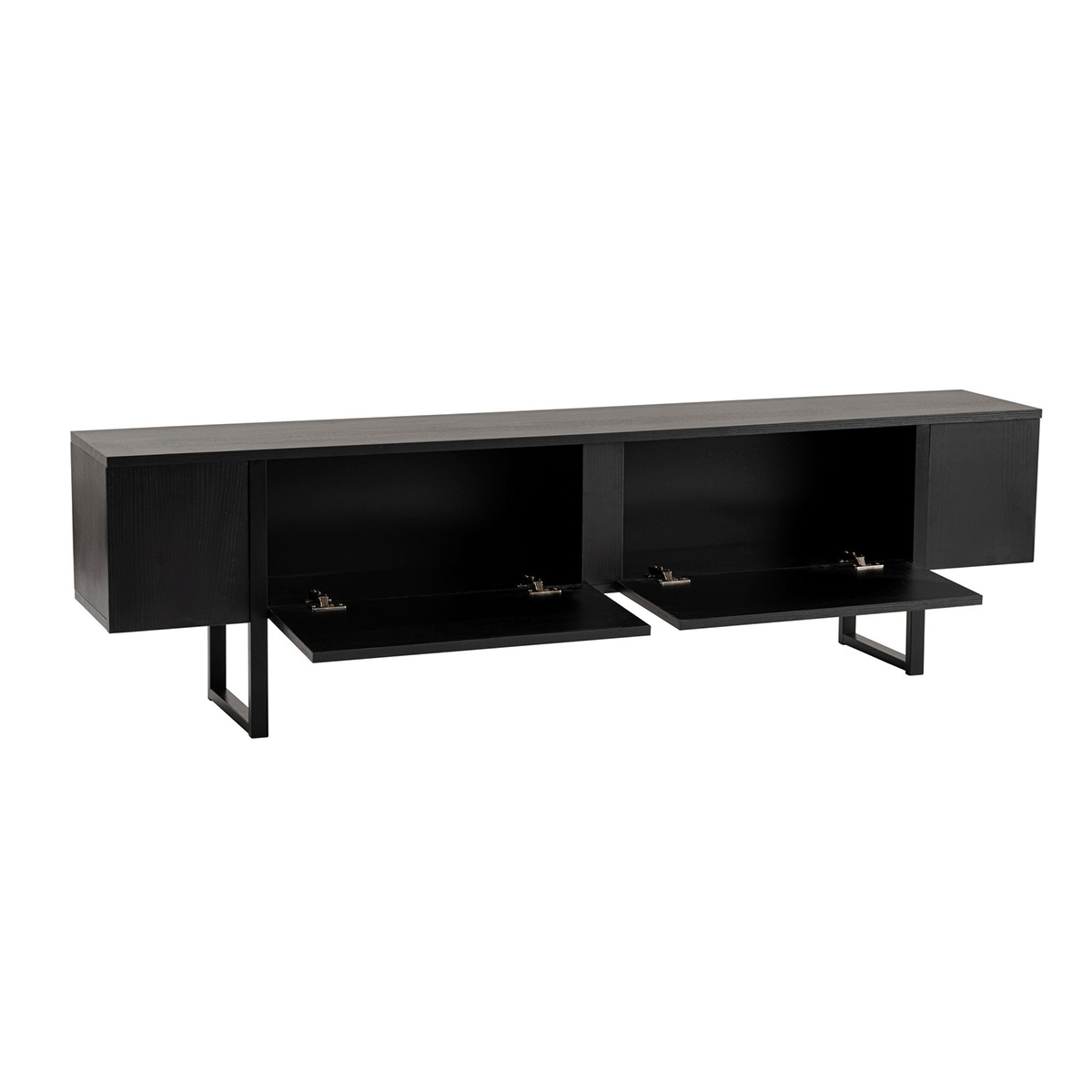 Televízny stolík Serenity Wood Black – Obrázok 3