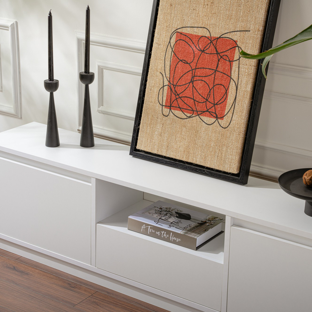Televízny stolík Vanguard Natural White – Obrázok 8