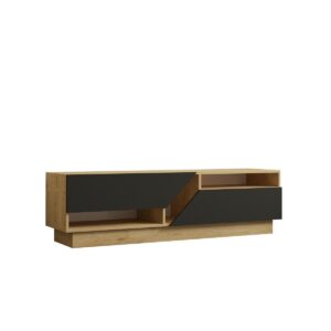 Televízny stolík Yapark Sapphire Oak and Anthracite