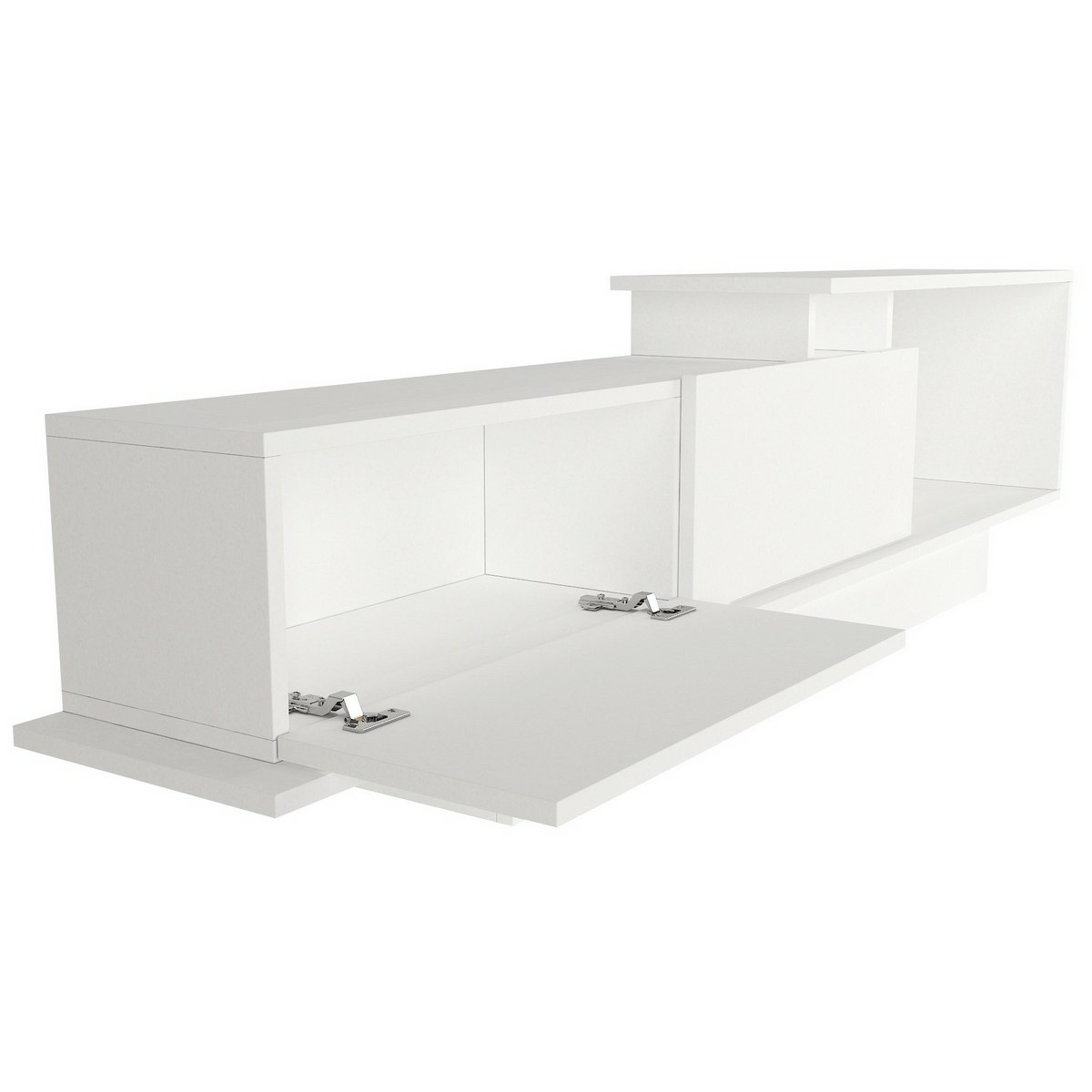 Televízny stolík s policou Asos White – Obrázok 6