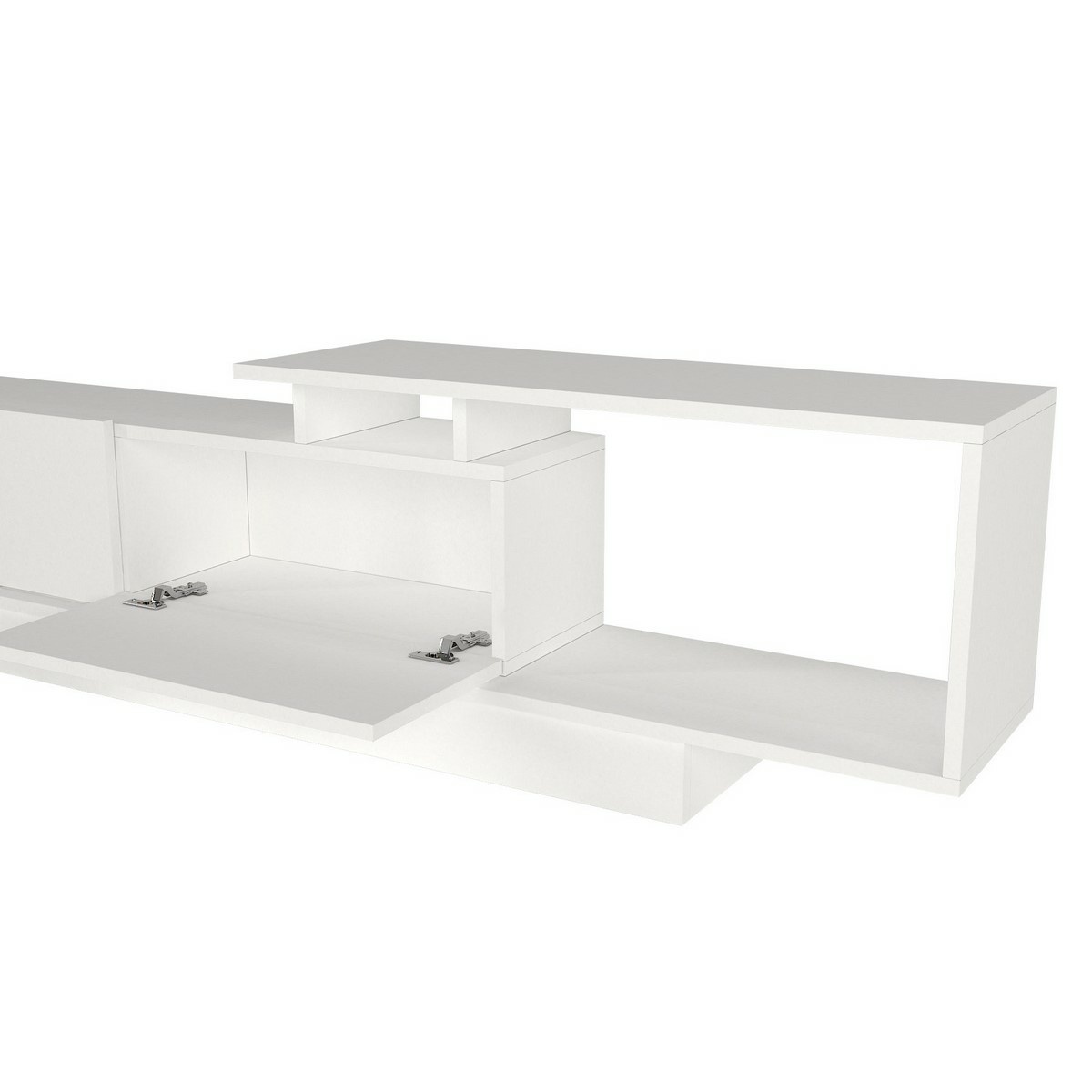 Televízny stolík s policou Asos White – Obrázok 7