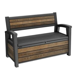 Záhradná lavička Keter Deco 227 l, hnedá