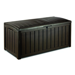 Záhradný úložný box Keter GLENWOOD 390 l, hnedý