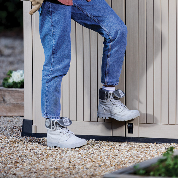 Záhradný úložný box Keter Store It Out Midi new,béžový – Obrázok 5