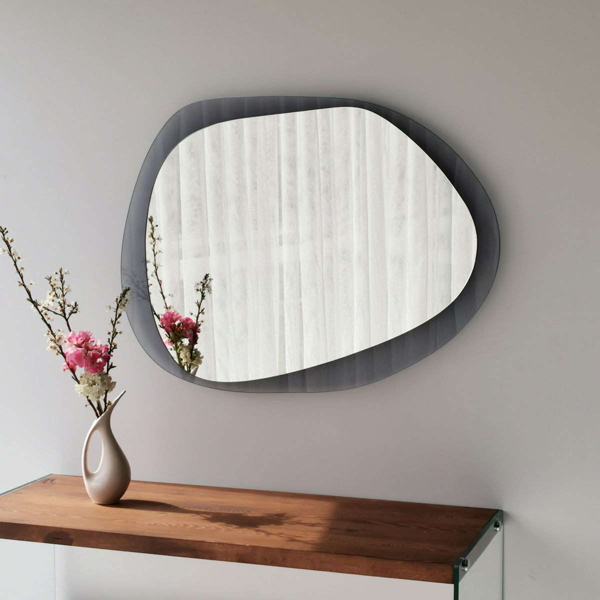 Zrkadlo Aqua Fume 55 x 75 cm – Obrázok 2