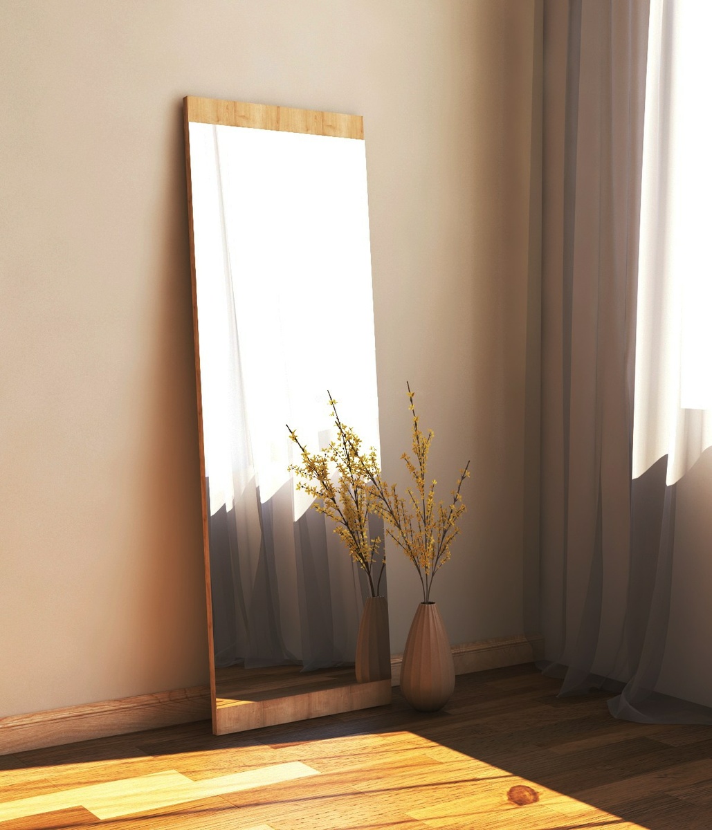 Zrkadlo Azus Natural 40 x 120 cm – Obrázok 2