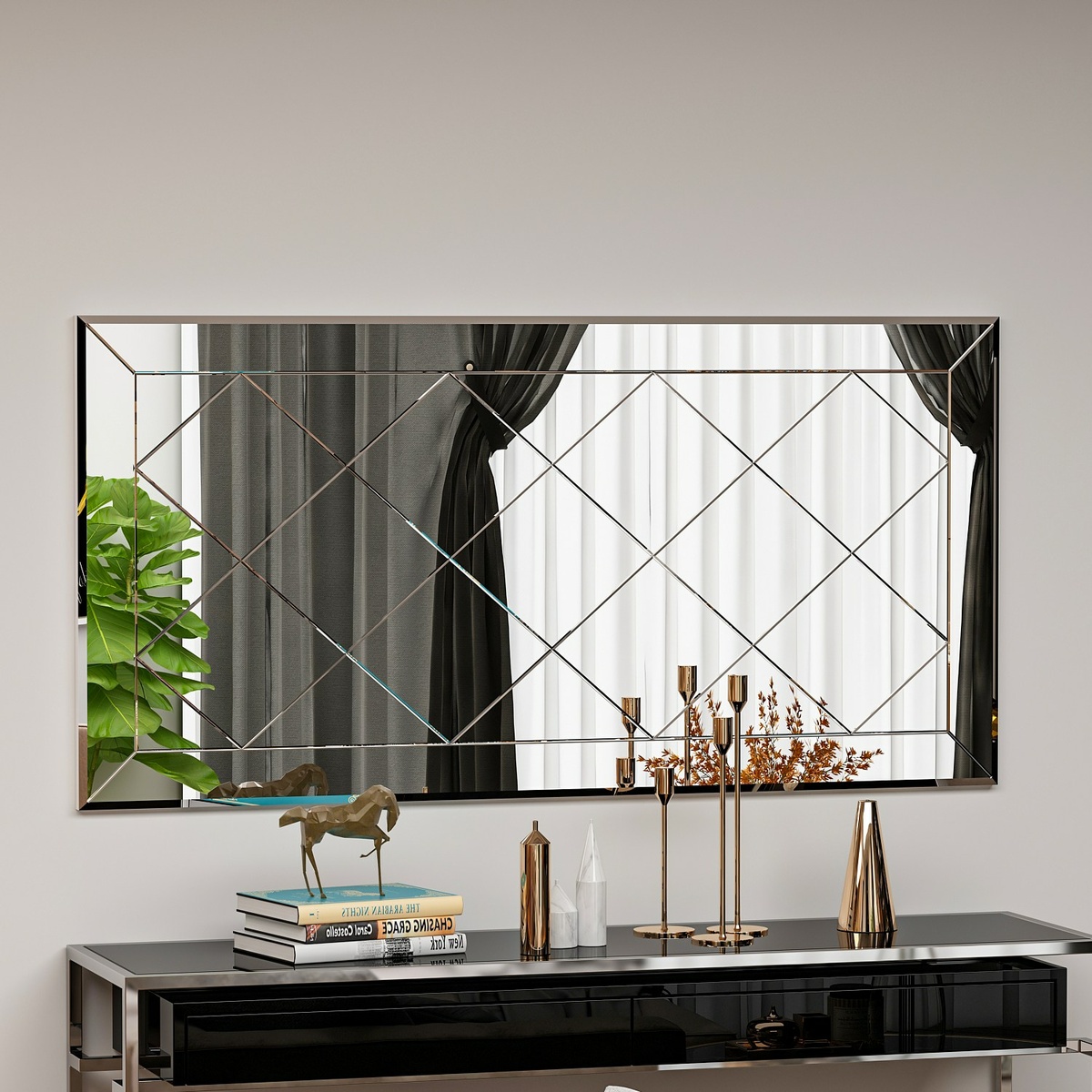 Zrkadlo Pauli White 60 x 120 cm – Obrázok 2
