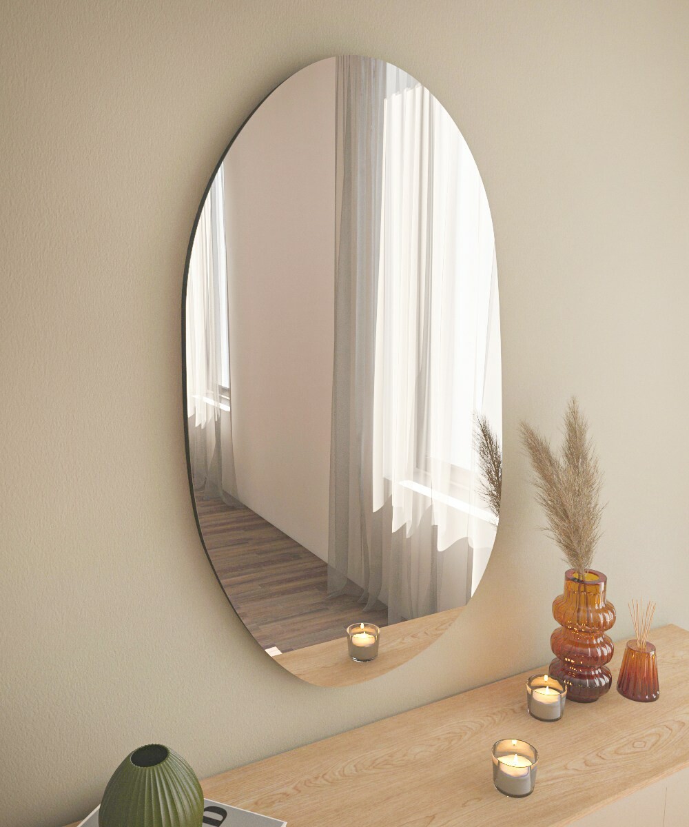 Zrkadlo Vanomi Black 52 x 89 cm – Obrázok 4