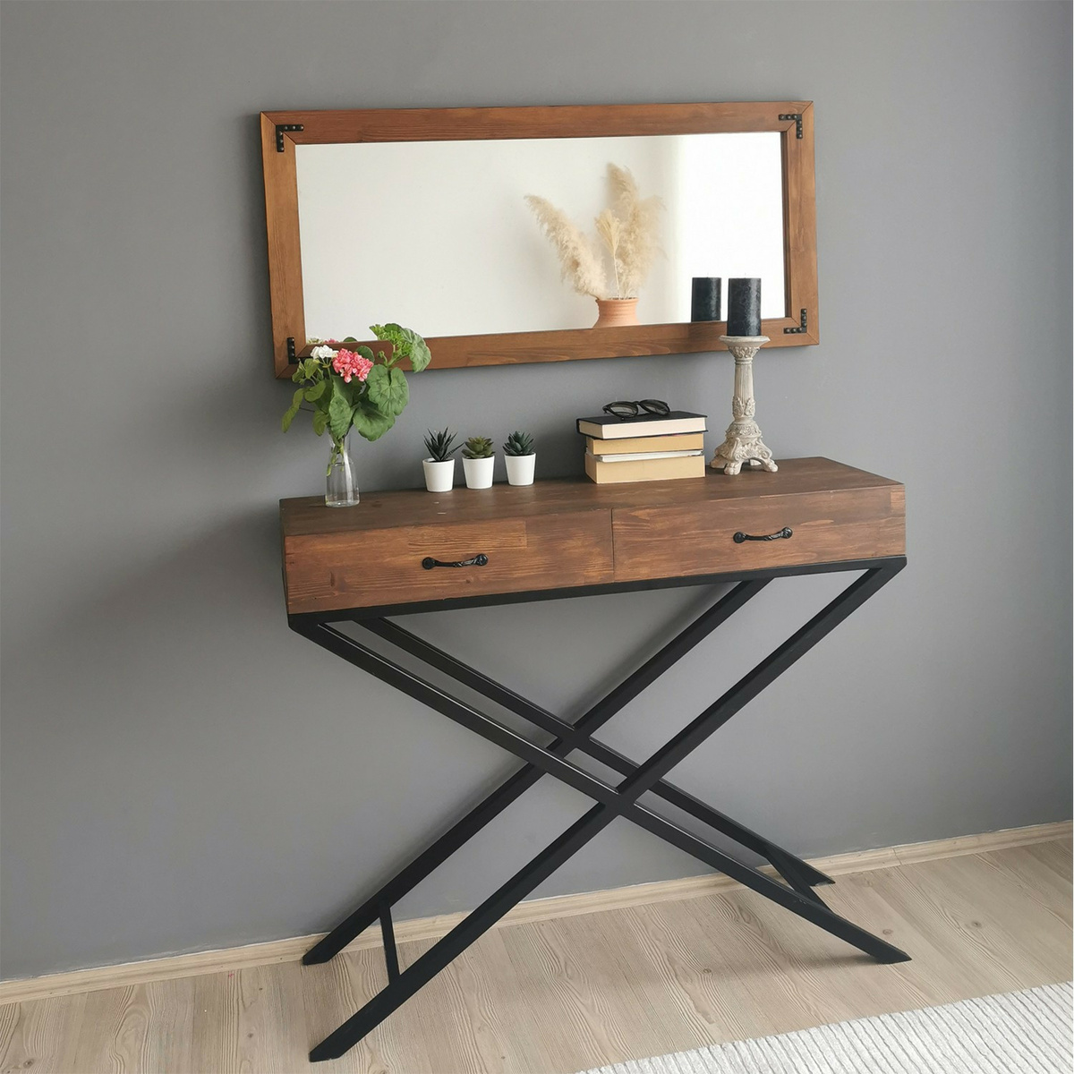 Zrkadlo Walnut A 20 x 110 cm – Obrázok 3