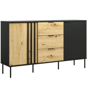 Komoda 2D3SZ RiminI 03 čierna/artisan