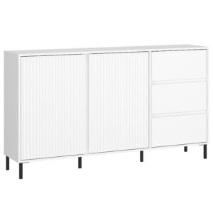 Komoda Avenale AVEK01 U008 2D3S biela/biela alpský