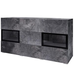 Komoda Baros 26  2d3d Tmavý betón