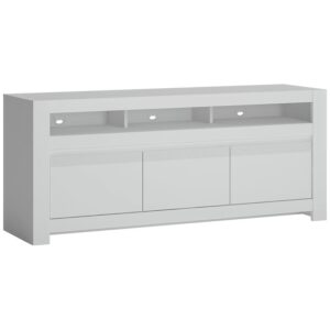 Komoda RTV Novi NVIF01 2D1S biela alpin/pvc biela supermat