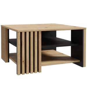 Konferenčný stolík 80×80 Zaandam dub artisan/čierna