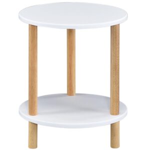 Konferenčný Stolík Gc7405 35x35x43 Biela/Prírodná