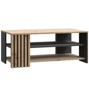 Konferenčný stolík Zaandam 60×110 artisan/čierna