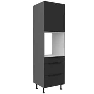 Kuchynská skrinka Aria-Bl/Ant Anti Fingerprint 60dps-215 1f 3s