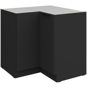 Kuchynská skrinka Aria-Bl/Bl Anti Fingerprint 90×90 Dn 2f Bb