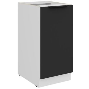 Kuchynská skrinka Aria-Bl/Wh Anti Fingerprint 40d 1f Bb