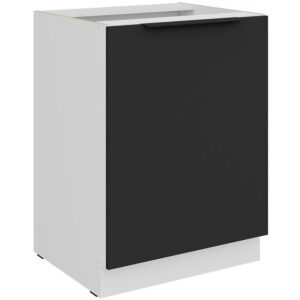 Kuchynská skrinka Aria-Bl/Wh Anti Fingerprint 60d 1f Bb