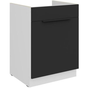 Kuchynská skrinka Aria-Bl/Wh Anti Fingerprint 60zl 1s Bb