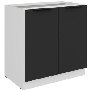 Kuchynská skrinka Aria-Bl/Wh Anti Fingerprint 80d 2f Bb