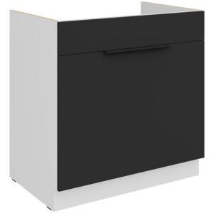 Kuchynská skrinka Aria-Bl/Wh Anti Fingerprint 80zl 1s Bb