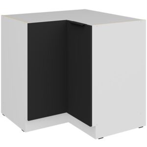 Kuchynská skrinka Aria-Bl/Wh Anti Fingerprint 90×90 Dn 2f Bb