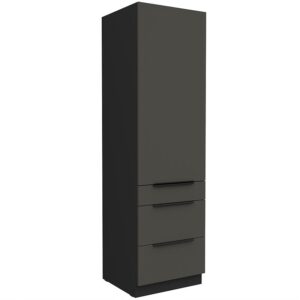 Kuchynská skrinka Aria-Gr/Bl Anti Fingerprint 60dks-210 1f 3s