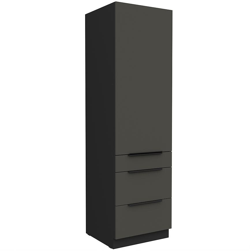 Kuchynská skrinka Aria-Gr/Bl Anti Fingerprint 60dks-210 1f 3s