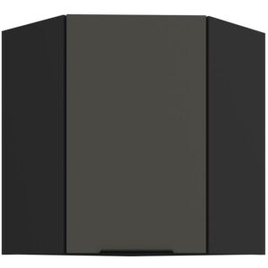 Kuchynská skrinka Aria-Gr/Bl Anti Fingerprint 60×60 Gn-72 1f (45°)