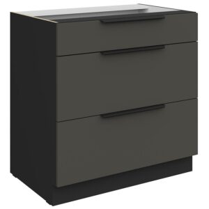 Kuchynská skrinka Aria-Gr/Bl Anti Fingerprint 80d 3s Bb