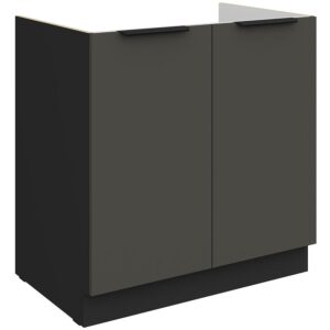 Kuchynská skrinka Aria-Gr/Bl Anti Fingerprint 80zl 2f Bb