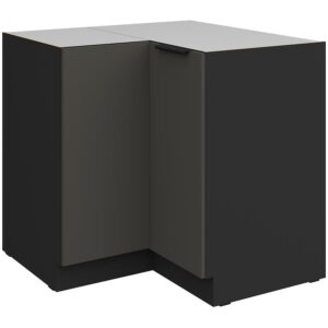 Kuchynská skrinka Aria-Gr/Bl Anti Fingerprint 90×90 Dn 2f Bb