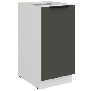 Kuchynská skrinka Aria-Gr/Wh Anti Fingerprint 40d 1f Bb