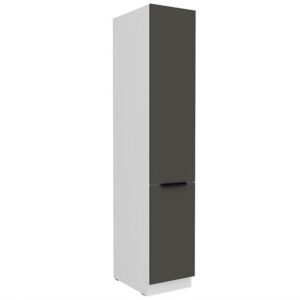 Kuchynská skrinka Aria-Gr/Wh Anti Fingerprint 40dk-210 2f