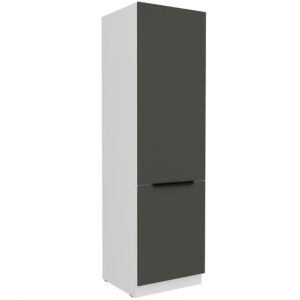 Kuchynská skrinka Aria-Gr/Wh Anti Fingerprint 60dk-210 2f