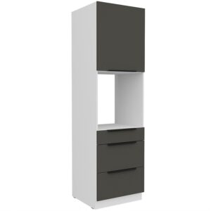 Kuchynská skrinka Aria-Gr/Wh Anti Fingerprint 60dps-210 1f 3s
